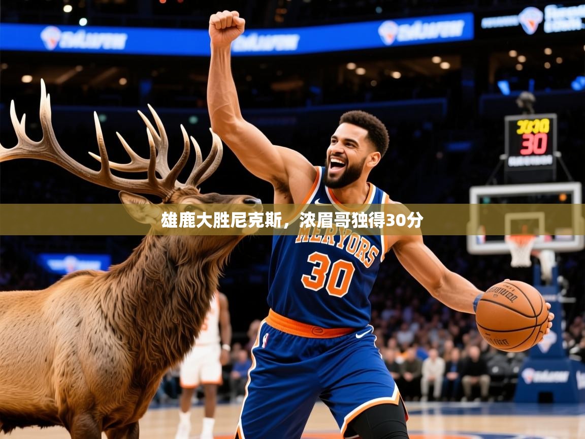 2025乐鱼体育 vip 注册雄鹿大胜尼克斯，浓眉哥独得30分  第1张