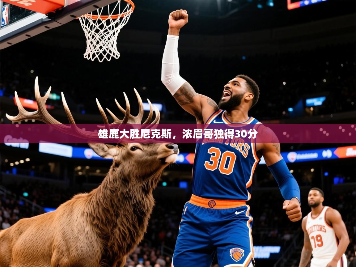 2025乐鱼体育 vip 注册雄鹿大胜尼克斯，浓眉哥独得30分  第3张